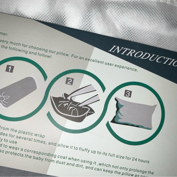 MZOIMZO BED PILLOWS 2 COOLING PILLOWS, SIDE,STOMACH,AND BACK SLEEPERS BRAND NEW - Picture 15 of 16